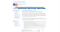 Desktop Screenshot of librarylandindex.org